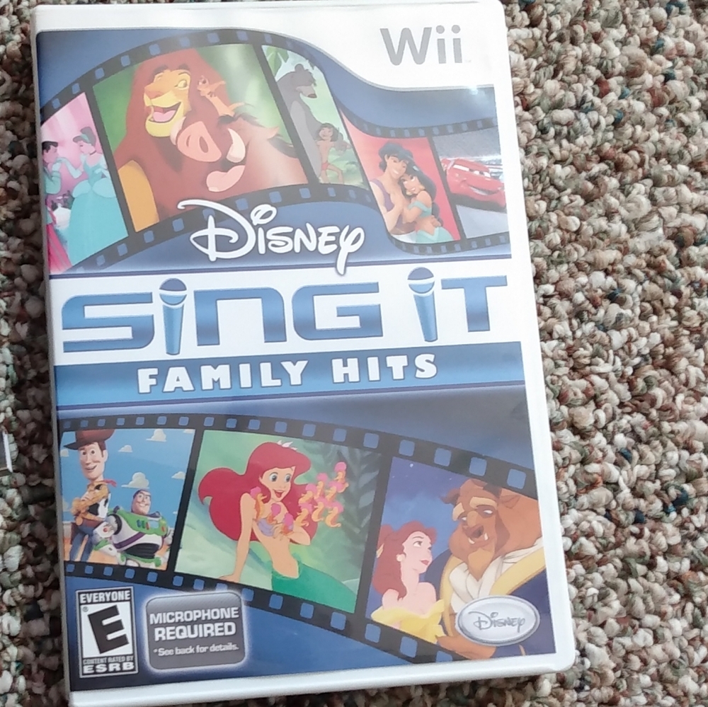 Wii Disney Sing It Family Hits